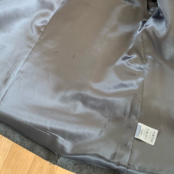 J. Crew Melton Wool Duffle Toggle Coat Italian Hooded Stadium Cloth Gray Size 4 - Picture 7 of 9